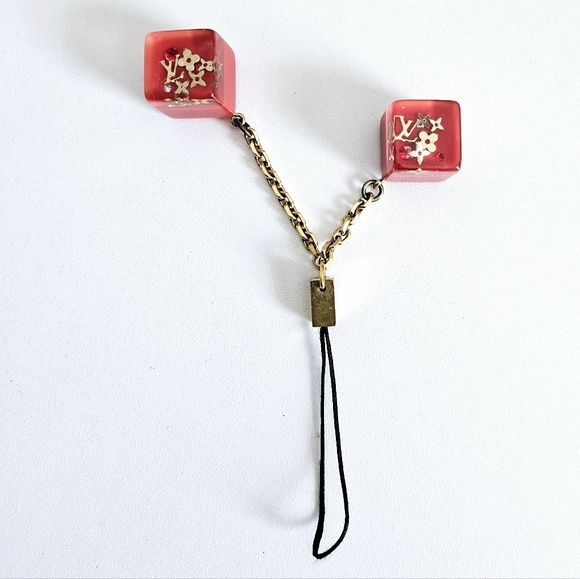 Louis Vuitton Red Inclusion Bag/Phone Charm - Picture 2 of 4